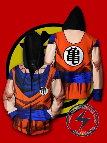 Dragon Ball Z - Goku Master Roshi Symbol ZipUp Armour - Dragon Ball Z Hoodies Jackets